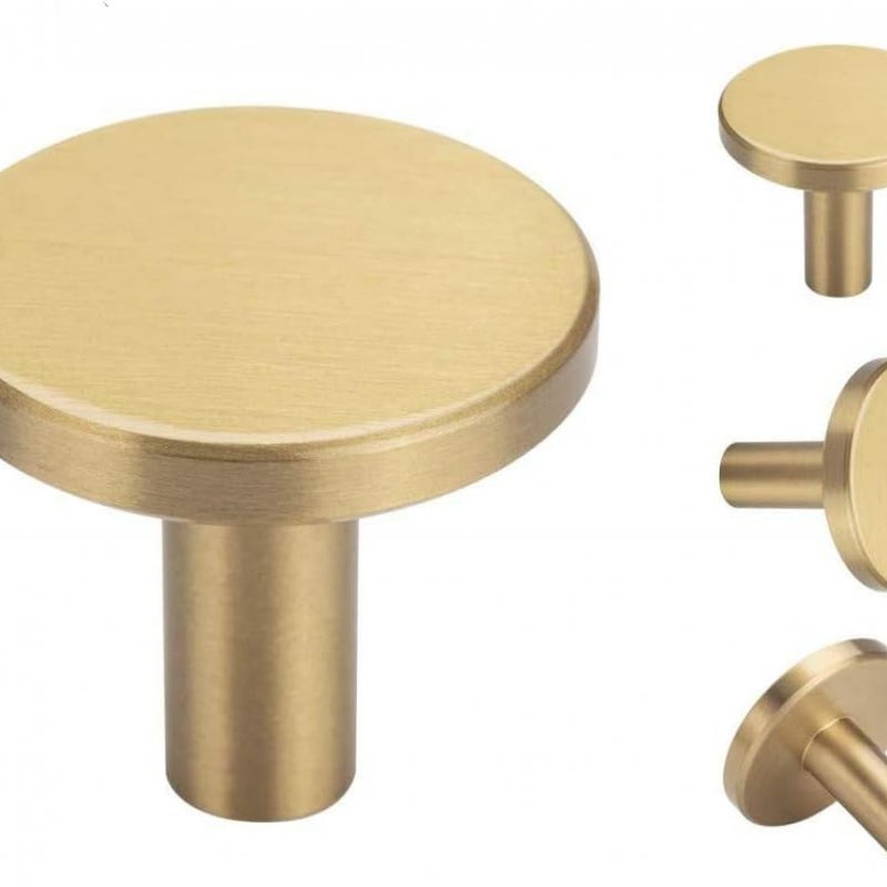 Zestaw 4 mosiężnych wieszaków ściennych, 32 mm x 30 mm, złote wieszaki na ręczniki do łazienki, wieszaki na ubrania, wieszaki na ręczniki