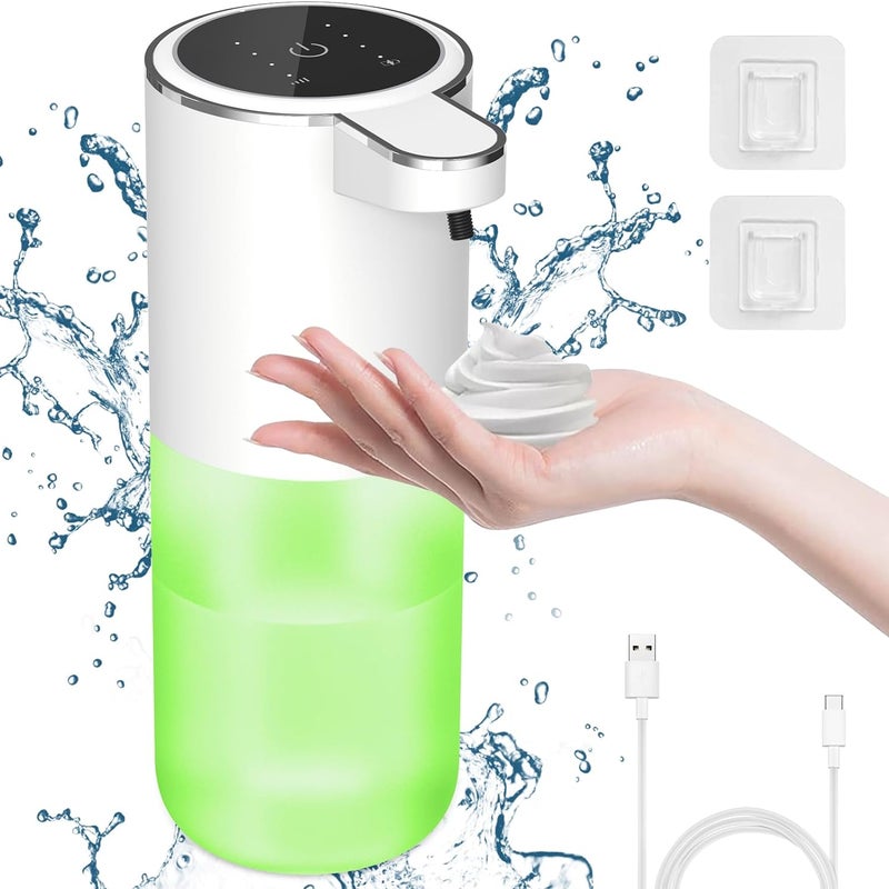 Automatyczny dozownik mydła w pianie, wyświetlacz mocy, 400 ml, 4-stopniowa regulacja objętości piany