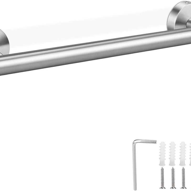 Wieszak na ręczniki, uchwyt łazienkowy Wieszak na ręczniki ze stali nierdzewnej, 30 cm, srebrny