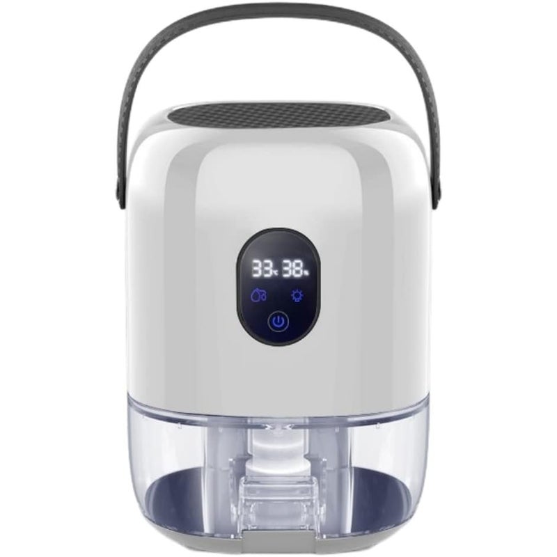 Cichy, odporny na pleśń, odporny na wilgoć osuszacz powietrza, oczyszczacz powietrza, super energooszczędny (biały)