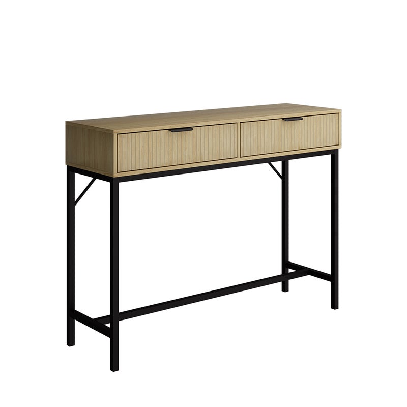 Vicco Biurko Lennox, Dąb, 100 x 30 cm z 2 szufladami