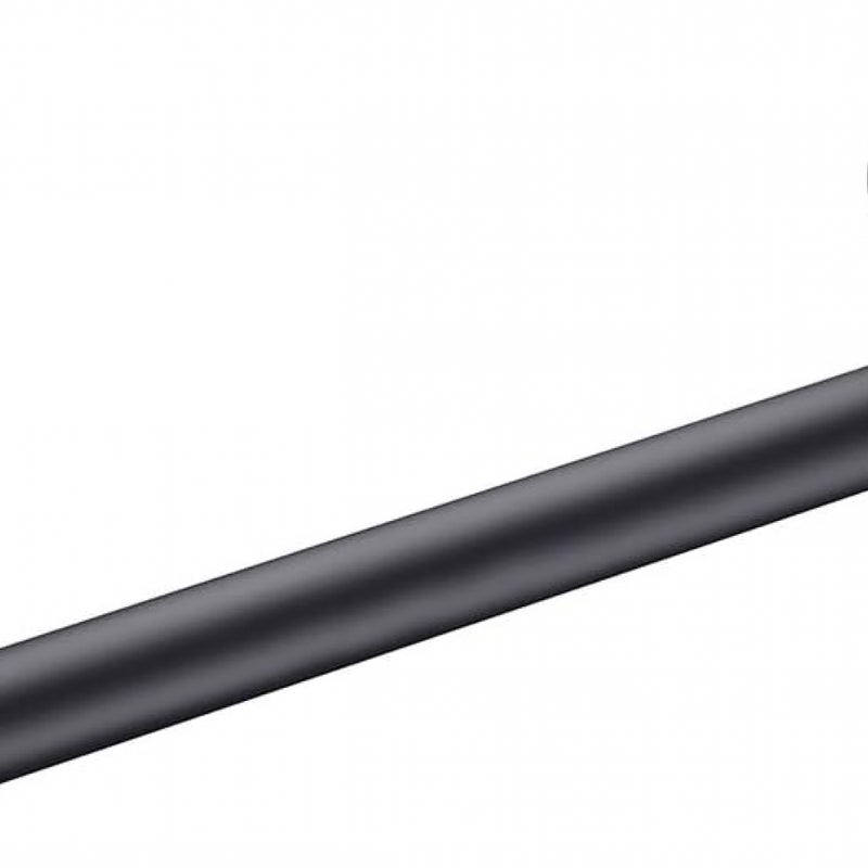 Wieszak na ręczniki ze stali nierdzewnej, odpowiedni do montażu na ścianie w łazience lub kuchni, 40 cm (czarny)