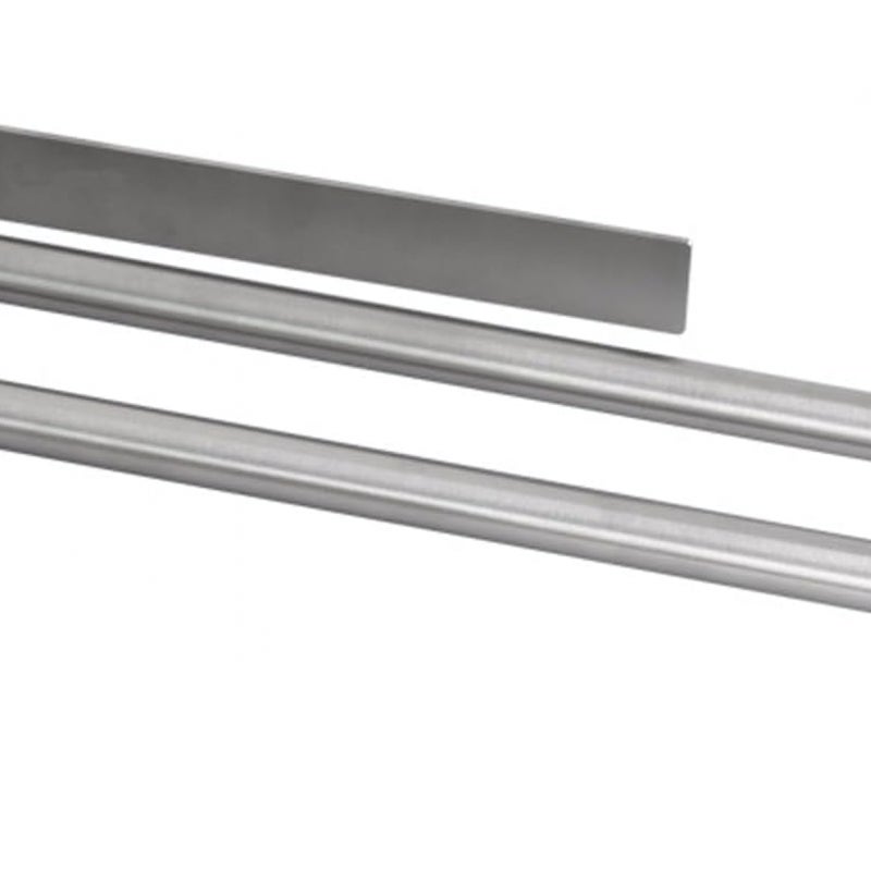 Wieszak na ręczniki dwuramienny, wieszak na ręczniki łazienkowe, samoprzylepny, ścienny, 39 cm, srebrny