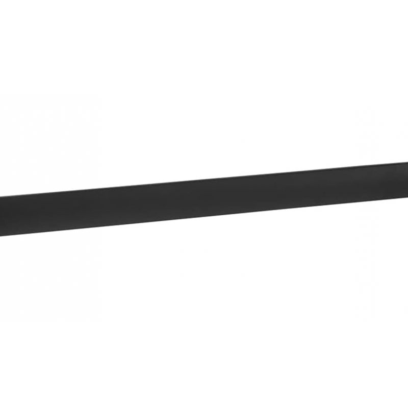 Wieszak ścienny na ręczniki jednoramienny z haczykiem, odpowiedni do kuchni i łazienki, 50 cm, czarny