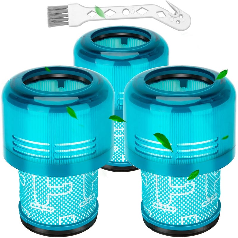 Zestaw 3 filtrów zamiennych do odkurzaczy Dyson V15, V11, V15 SV14, SV17, SV22, Detect Animal, Absolute, Extra Pro, Torque Drive i Motorhead