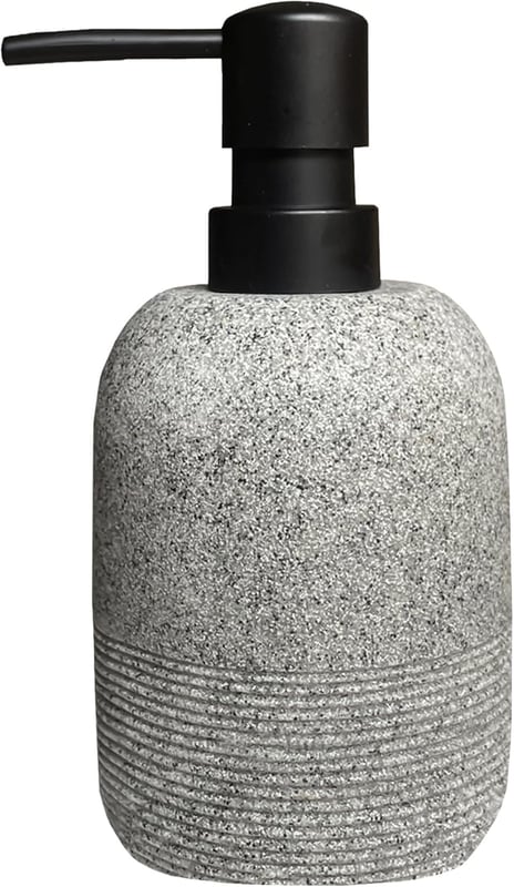 Dozownik mydła do blatu łazienkowego, dozownik mydła do zlewu kuchennego (300 ml, szary)