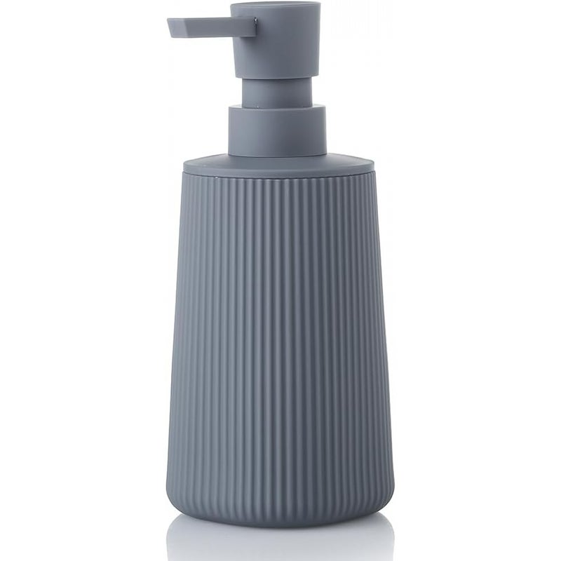 Dozownik mydła Stripe, mały dozownik mydła z pompką (1 szt., 250 ml, szary)