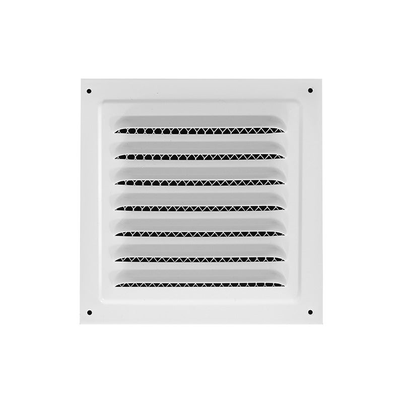 Kratka wentylacyjna 250 x 250 mm do wentylacji wewnętrznej i zewnętrznej, biała (1 szt.)