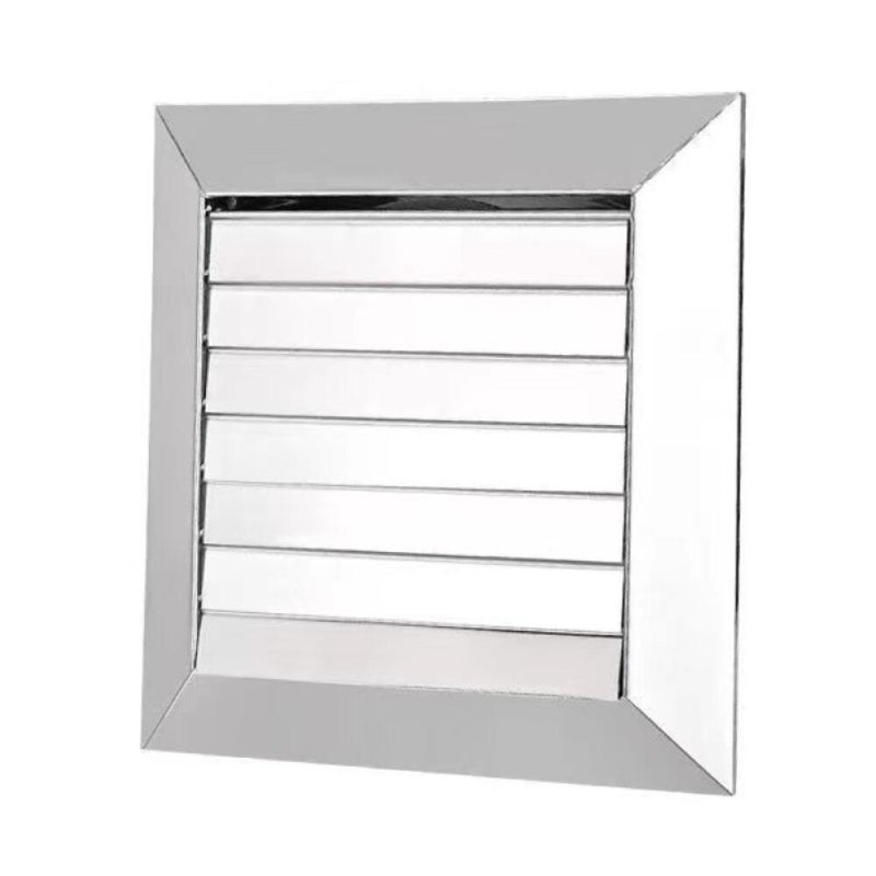 Wylot powietrza, wentylator wyciągowy do kuchni i łazienki, montowany na ścianie, z ruchomą żaluzją (pasuje do otworu 150 mm)