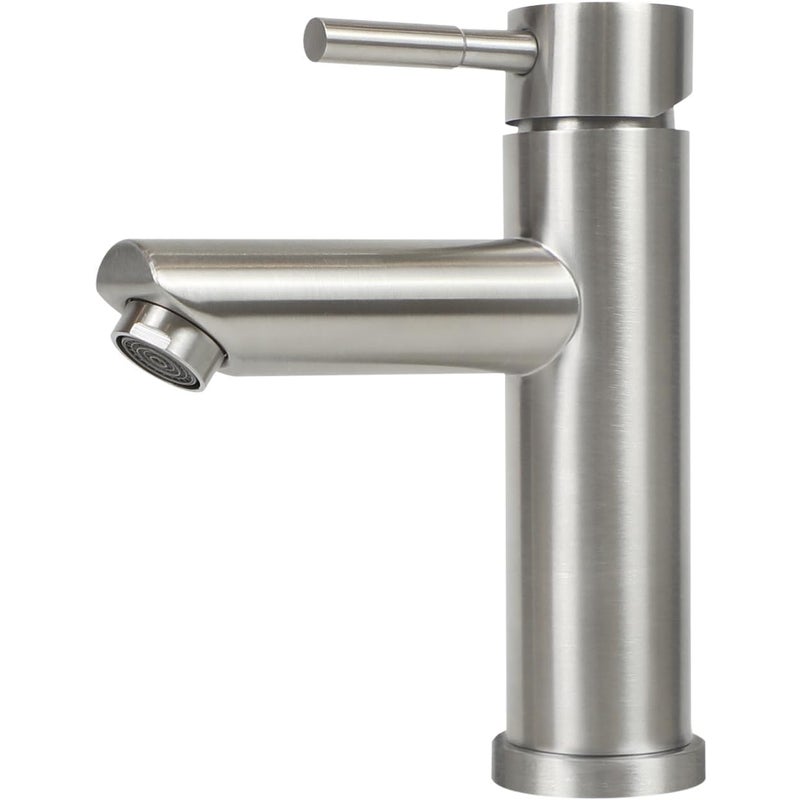 Bateria łazienkowa, bateria umywalkowa, pojedyncza bateria do zimnej wody, wysokość 18 cm