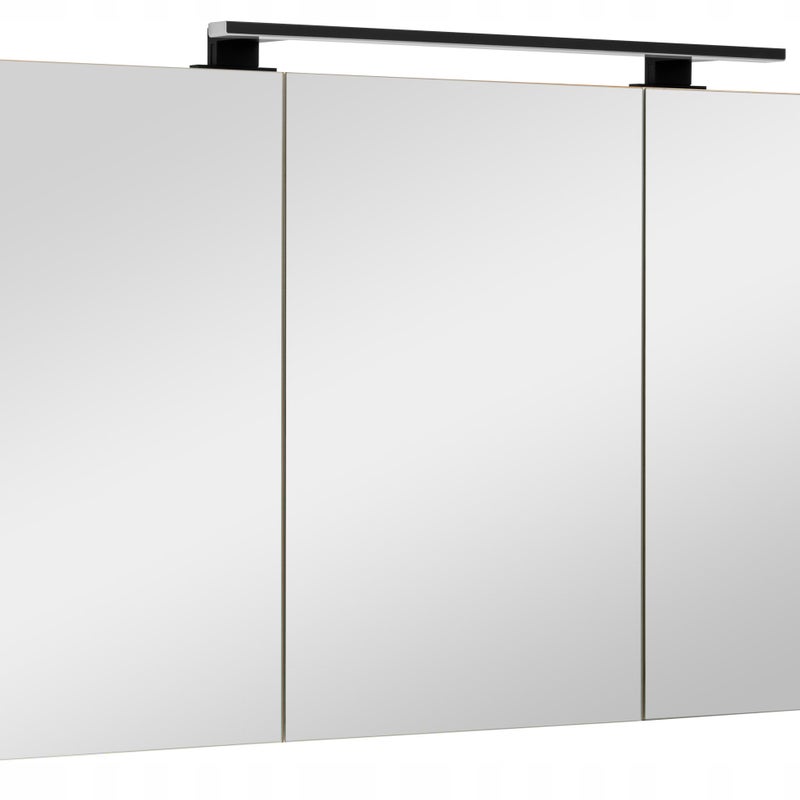 Szafka łazienkowa z lustrem oświetleniem lampką led lustrzana wisząca 100 cm