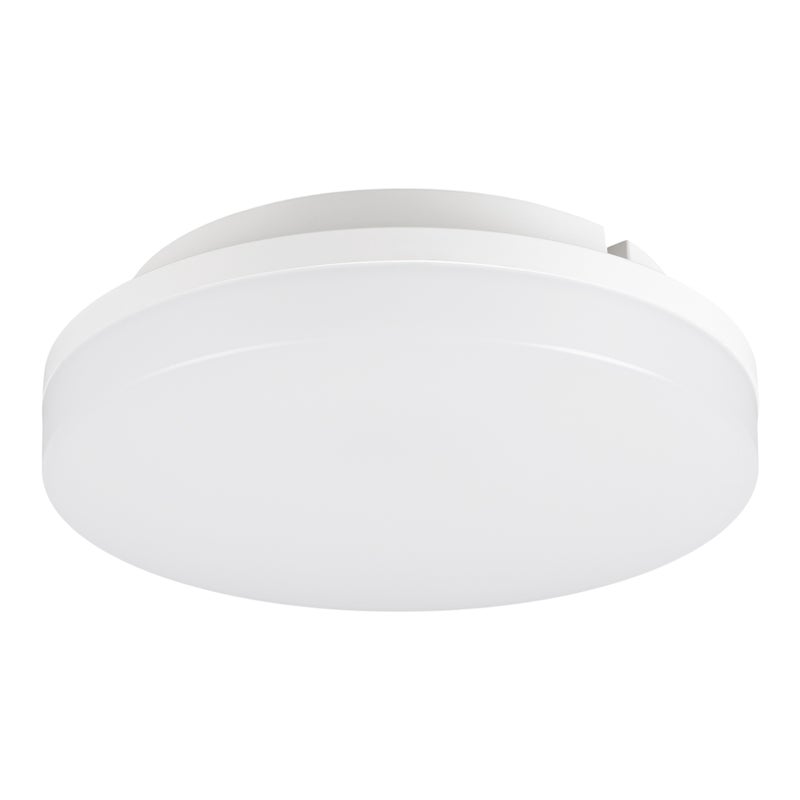 Plafon biały LED do łazienki okrągły - Lampa przed dom 3 barwy światła 18W - Mały panel 22cm wodoodporny - LEDHOFF