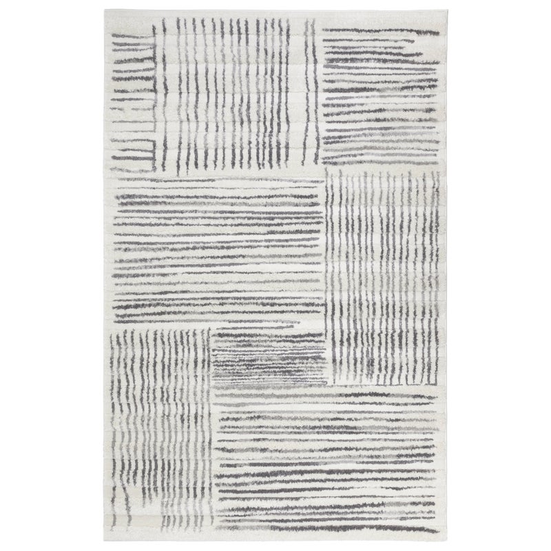 Dywan Mono 160x230 cm Abstrakcja Kremowy