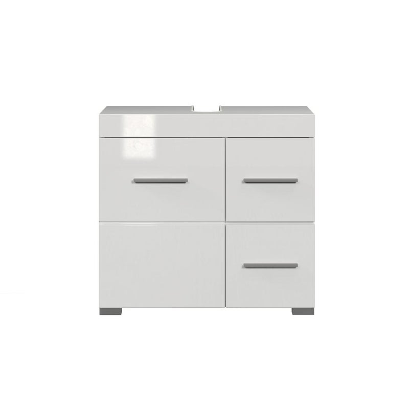 AmandaMandoBea szafka pod umywalkę biały wysoki połysk, biały.