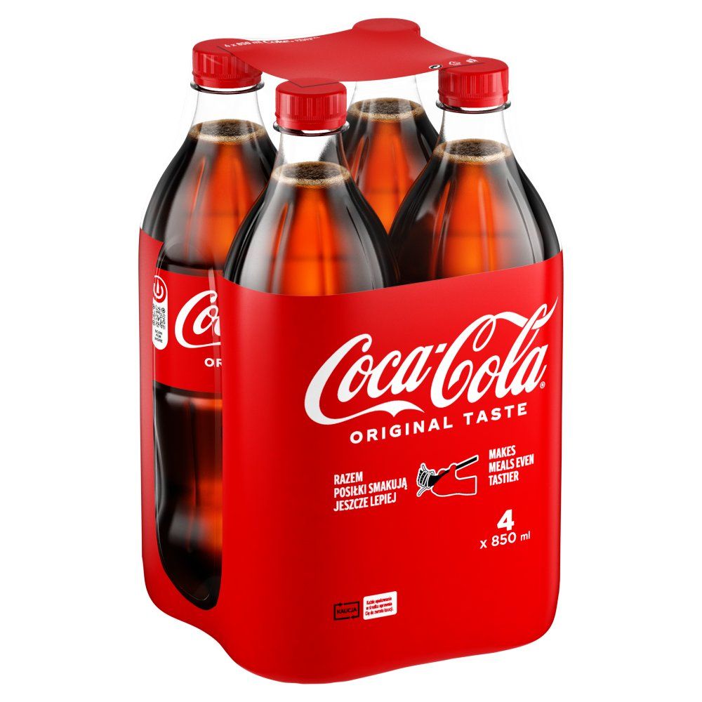 Coca-Cola Napój gazowany 4 x 850 ml