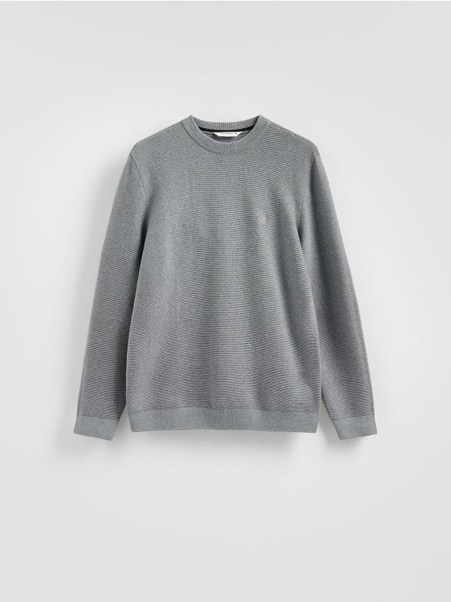 Reserved - Sweter z półgolfem - szary