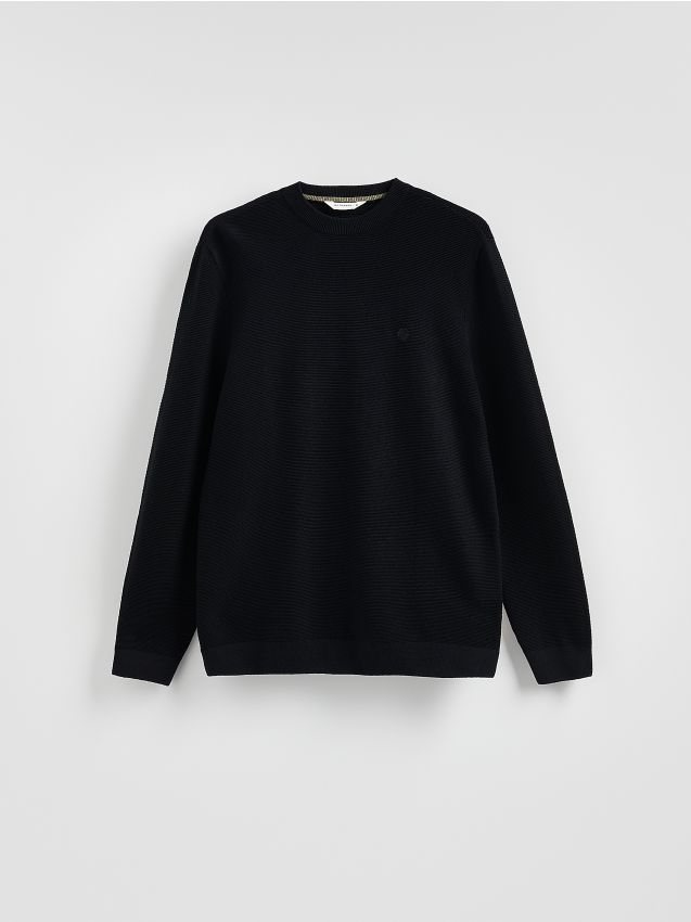 Reserved - Sweter z półgolfem - czarny