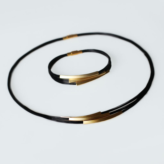 Komplet Gold in Black