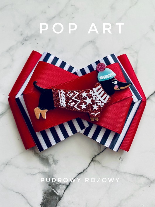Kolekcja Pop Art Dog Zimowy Jamnik