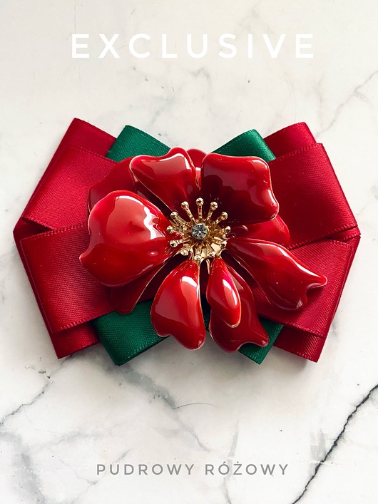 Brosza z niesamowitym unikatowym Kwiatem 3d NEW