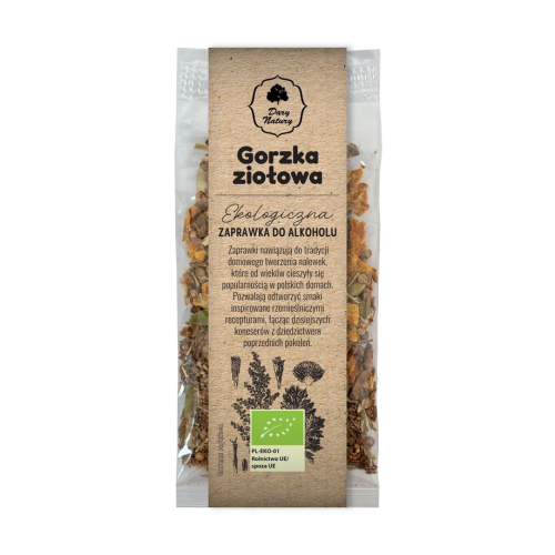 Zaprawka do alkoholu GORZKA ZIOŁOWA BIO 20g DARY NATURY