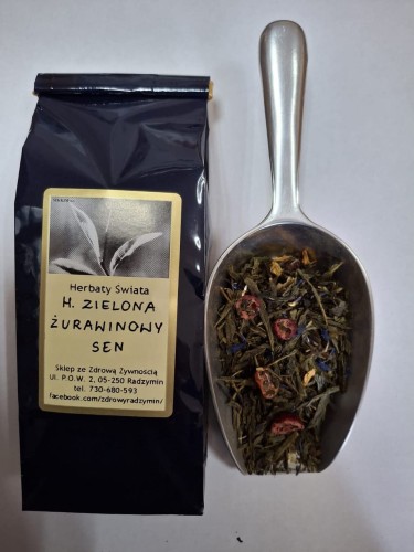 SIKKIM Herbata Zielona Żurawinowy Sen 100g