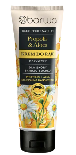 Krem do rąk propolis & aloes odżywczy 100ml BARWA RECEPTURY NATURY
