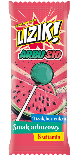 Lizik ARBUSIO lizak bez cukru smak arbuzowy 1 szt. STARPHARMA