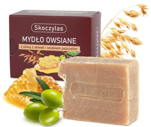 SKOCZYLAS MYDŁO owsiane z oliwą z oliwek i woskiem pszczelim - 100 g