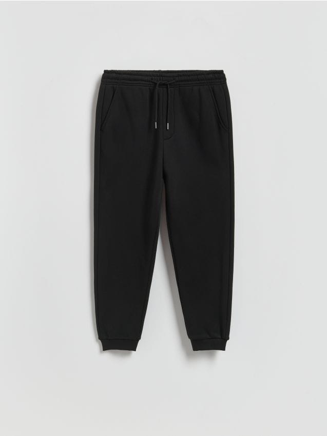 Reserved - Spodnie dresowe regular fit - czarny