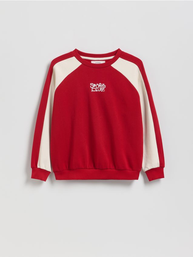 Reserved - Bluza oversize - czerwony