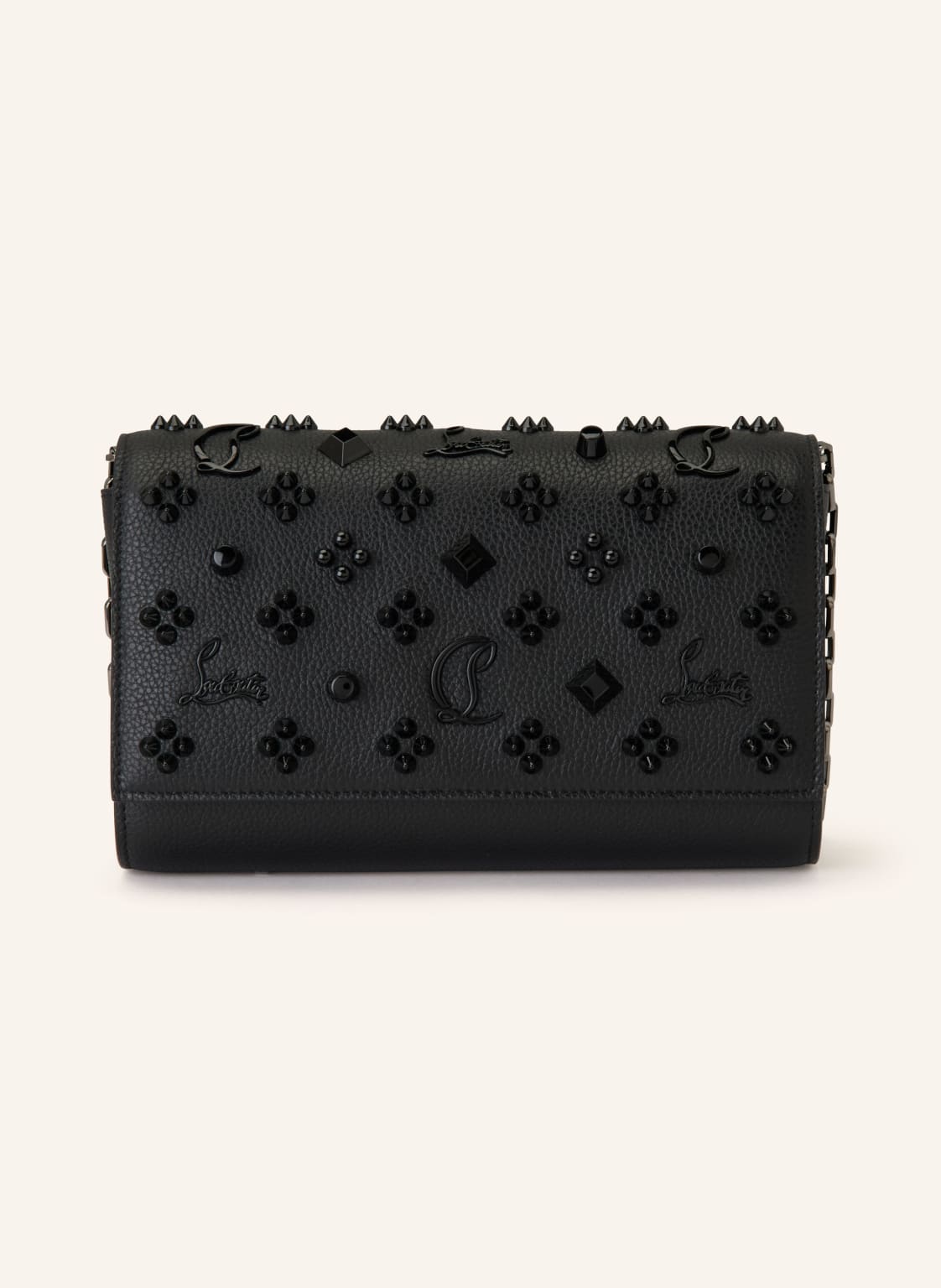 Christian Louboutin Torba Na Ramię Paloma Z Nitami schwarz
