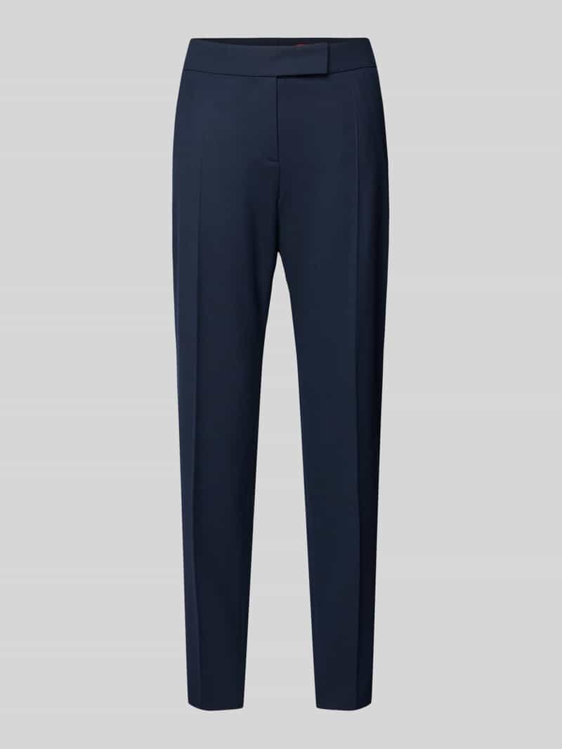 Spodnie wąskie o kroju regular fit z dodatkiem wiskozy model ‘HILESA’