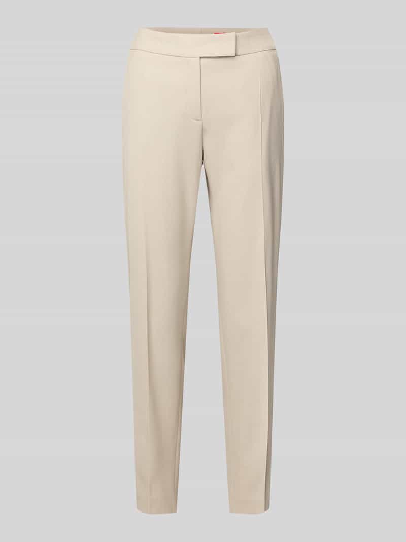 Spodnie wąskie o kroju regular fit z dodatkiem wiskozy model ‘HILESA’