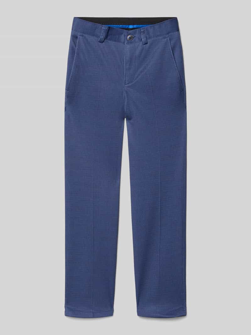 Spodnie materiałowe z wpuszczanymi kieszeniami w stylu francuskim