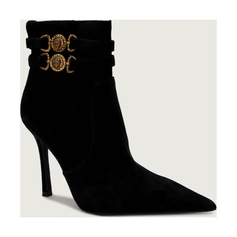 Kurt Geiger Botki na szpilce MANSION zamsz