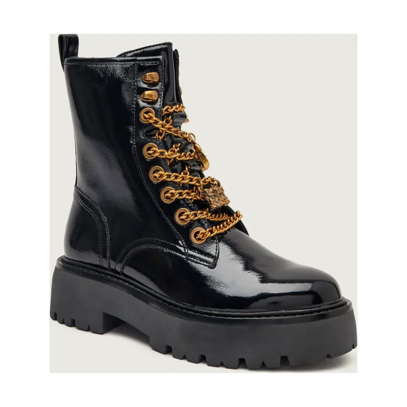 Kurt Geiger Skórzane botki na platformie MATILDA