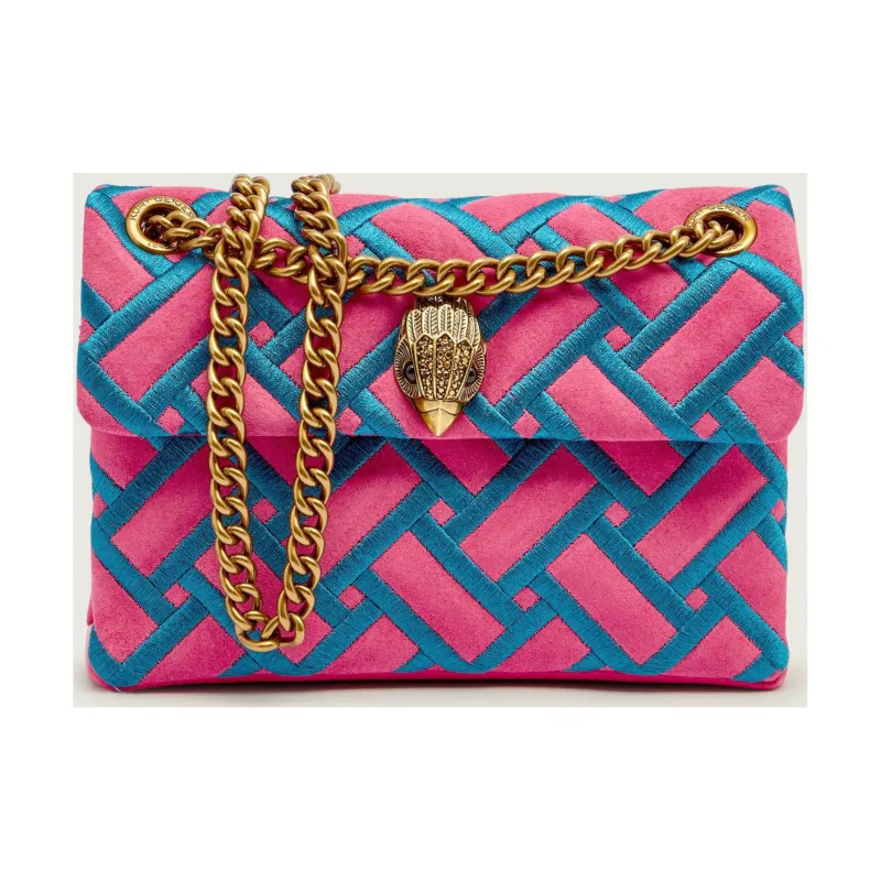 Kurt Geiger Torebka na ramię MINI KENSINGTON | zamsz