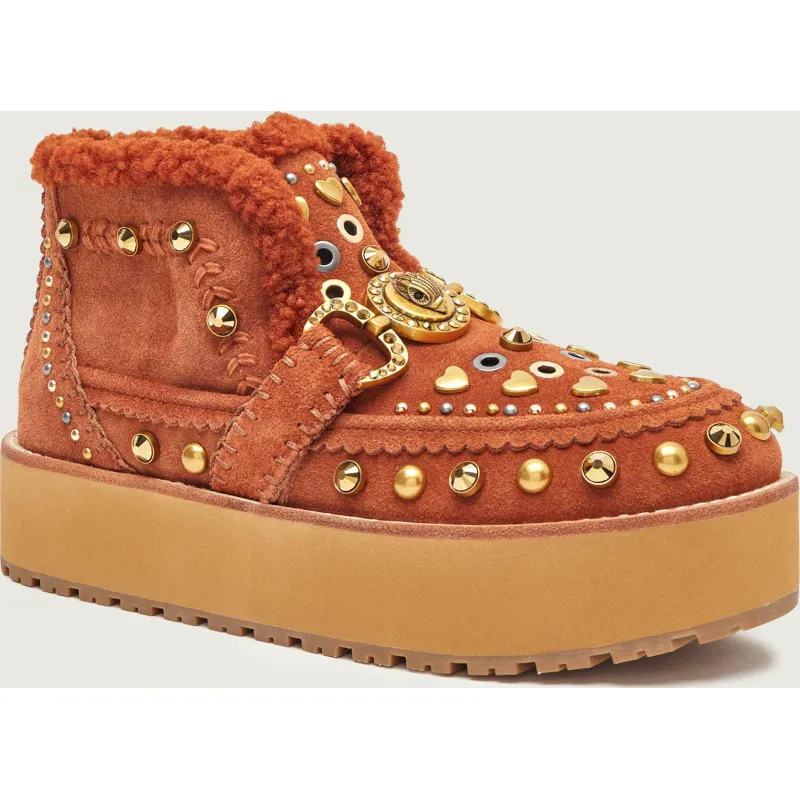 Kurt Geiger Śniegowce MANSION zamsz shearling