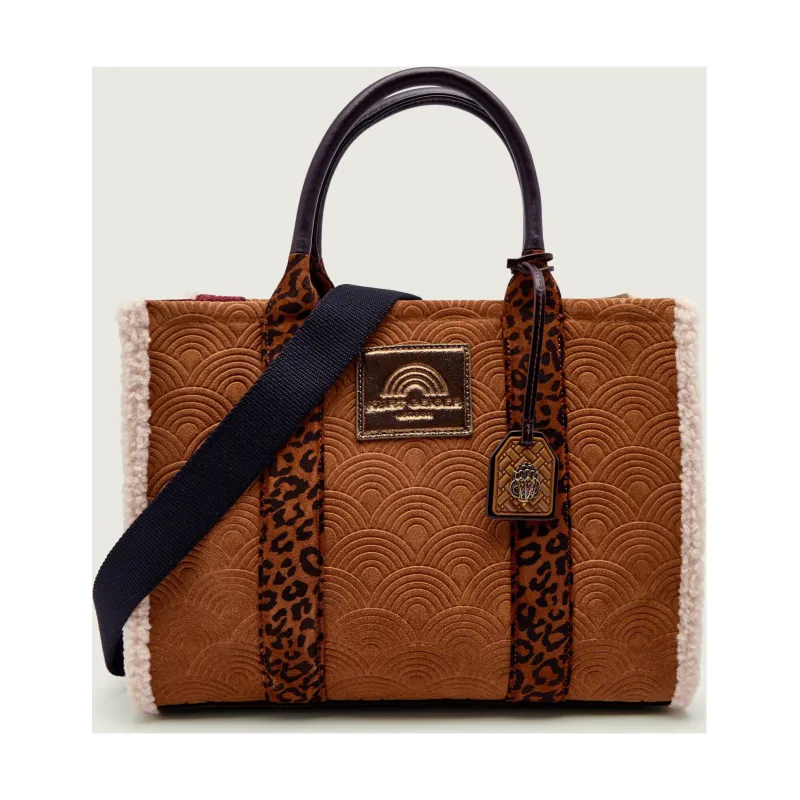 Kurt Geiger Shopperka SOUTHBANK zamsz shearling