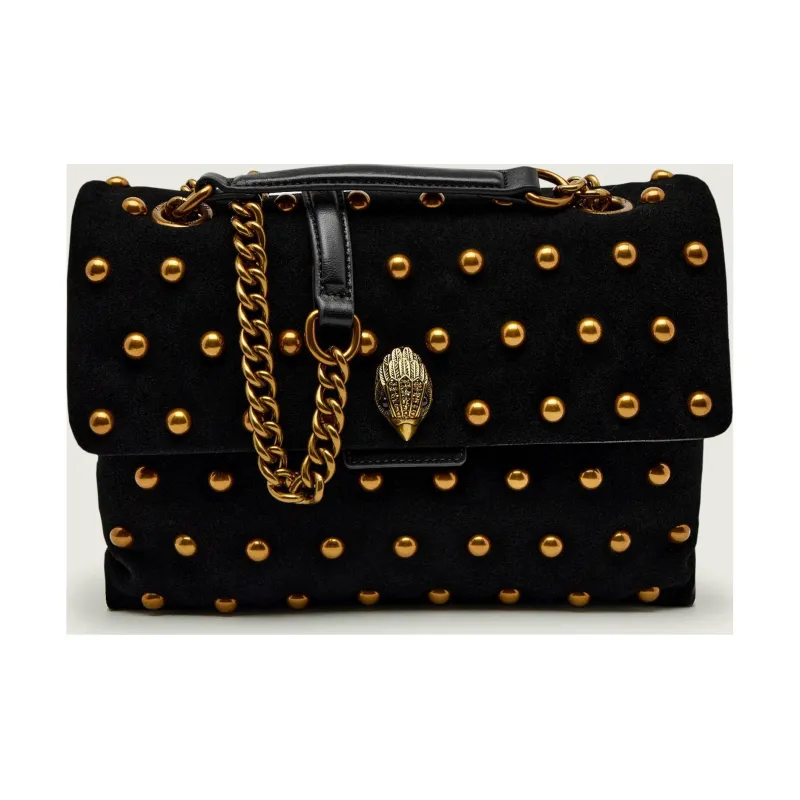 Kurt Geiger Torebka na ramię LG KENSINGTON STUDS zamsz