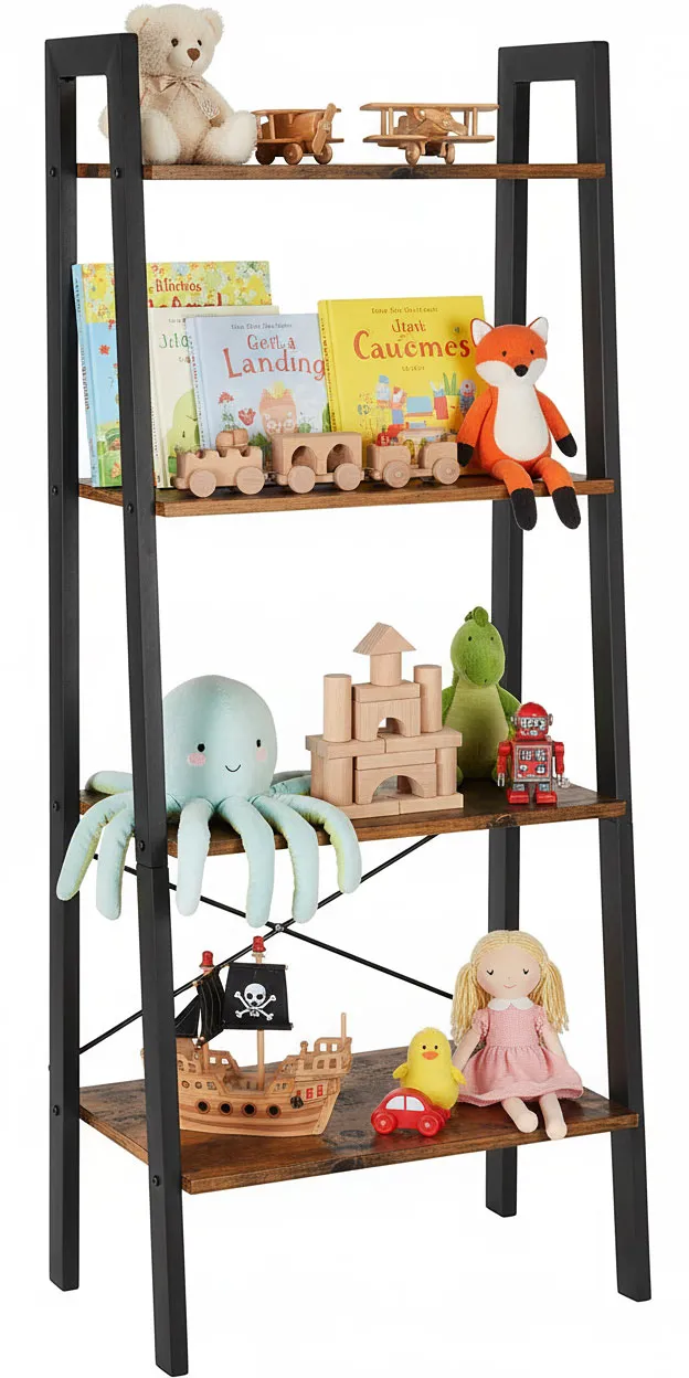 Loftowy dziecięcy regał stojący na zabawki N0-B41