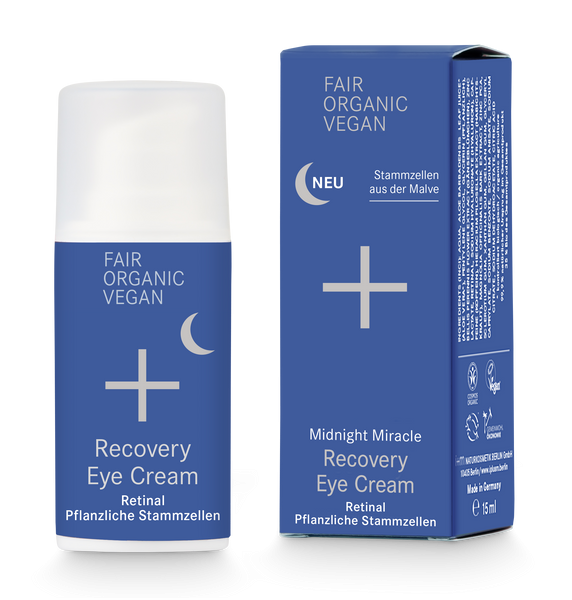 Regenerujący krem pod oczy MIDNIGHT MIRACLE z retinalem i roślinnymi komórkami macierzystymi 15ml i+m Naturkosmetik Berlin