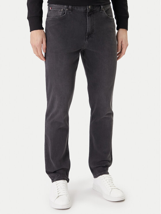 Tommy Hilfiger Jeansy Denton MW0MW41891 Szary Straight Fit
