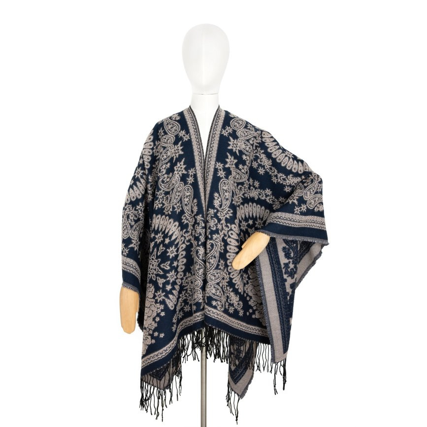 Ponczo Chic Paisley
