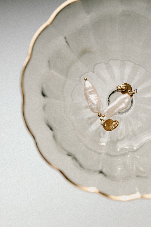 Kolczyki z podłużnej perły