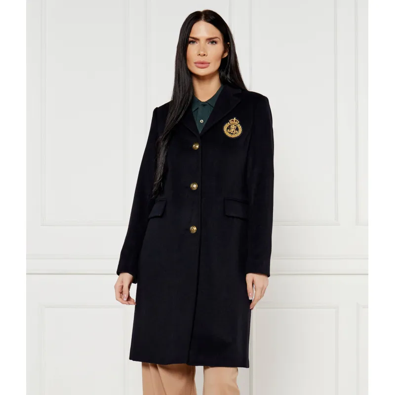 LAUREN RALPH LAUREN Wełniany płaszcz z dodatkiem wełny i kaszmiru