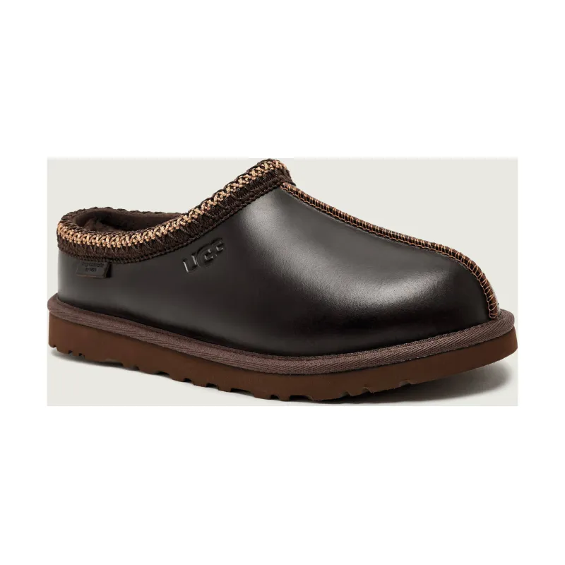 UGG Skórzane mule M TASMAN | z dodatkiem wełny