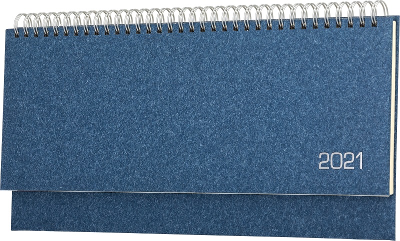 Wokół Nas Terminarz 2024 leżący Natura granat - kalendarz