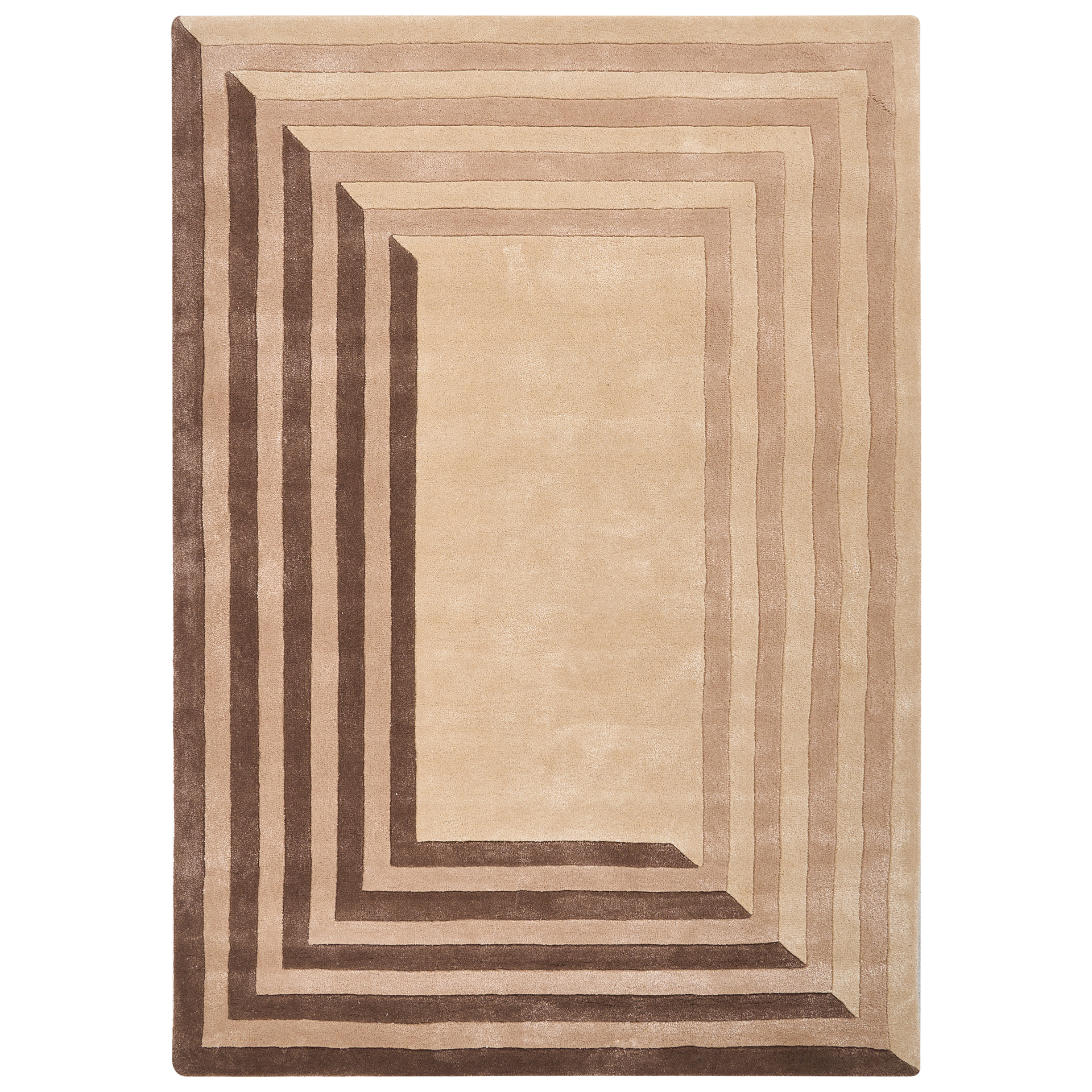 Dywan SARAI Beżowy 160 x 230 cm Wiskoza